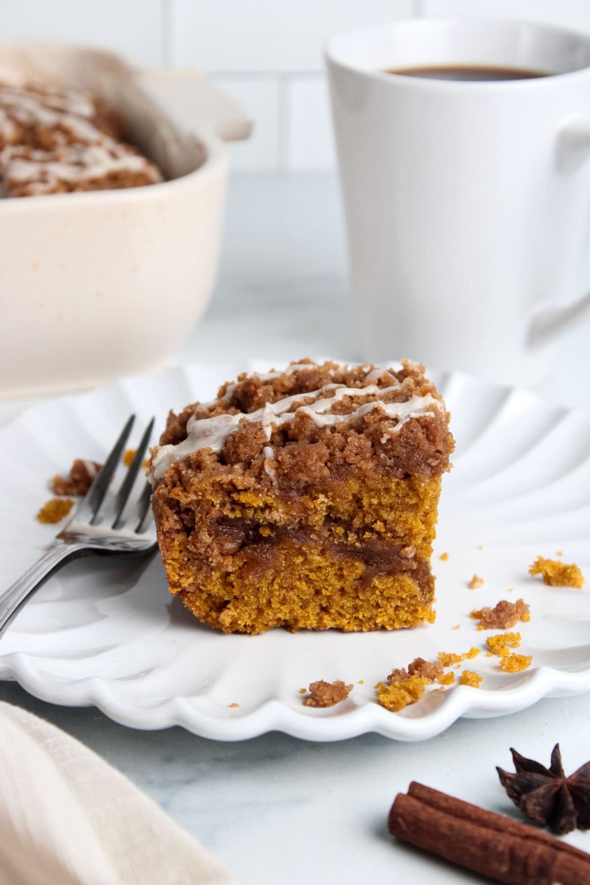 Vegan Pumpkin Coffee Cake