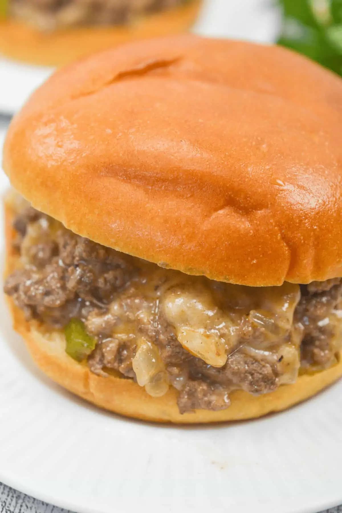 Philly Cheese Steak Sloppy Joes