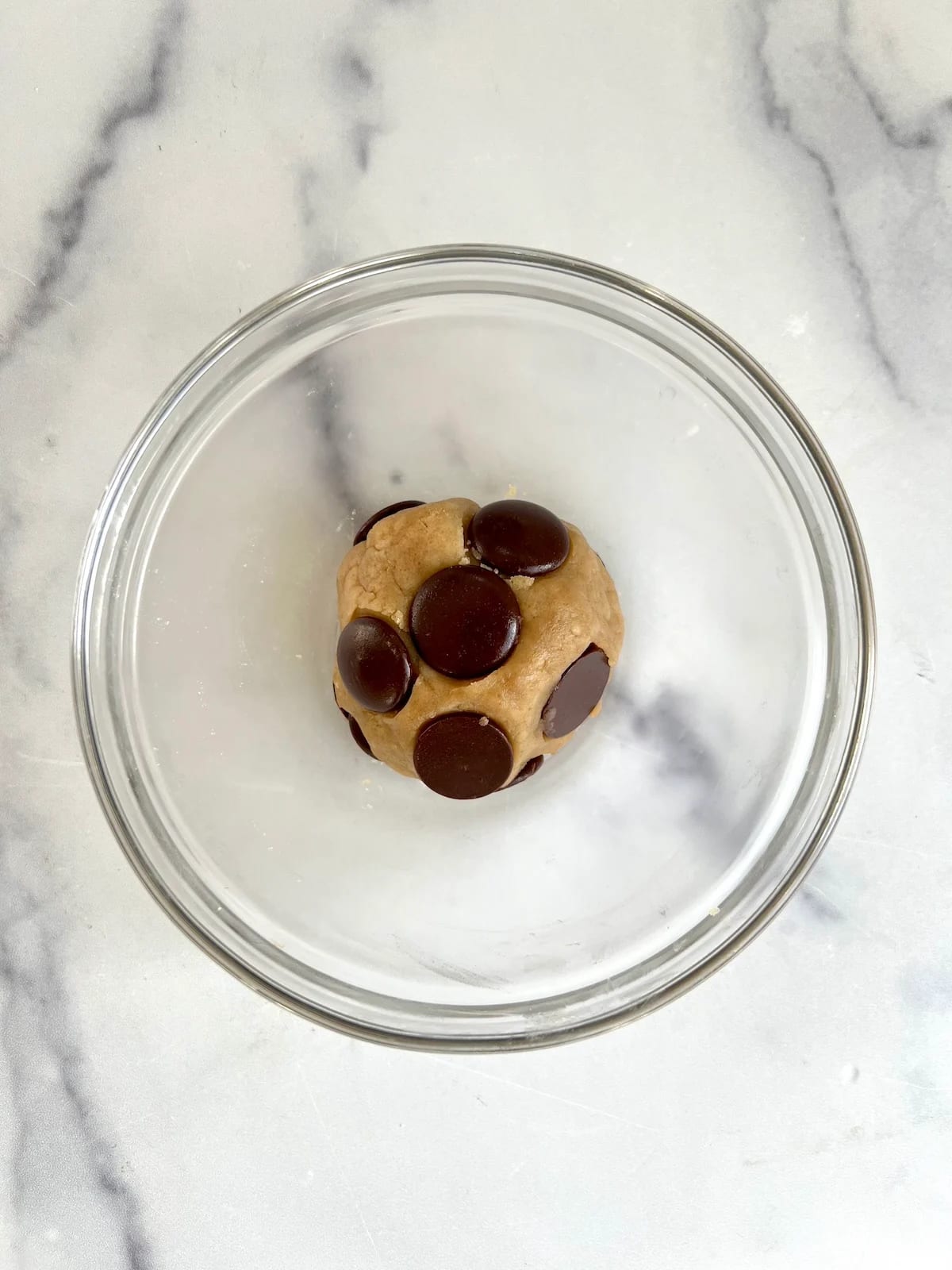 Microwave Chocolate Chip Sea Salt Cookie for ONE