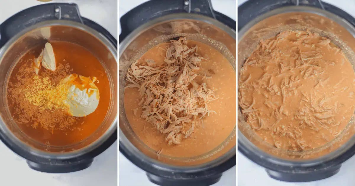 Instant Pot Buffalo Chicken Dip