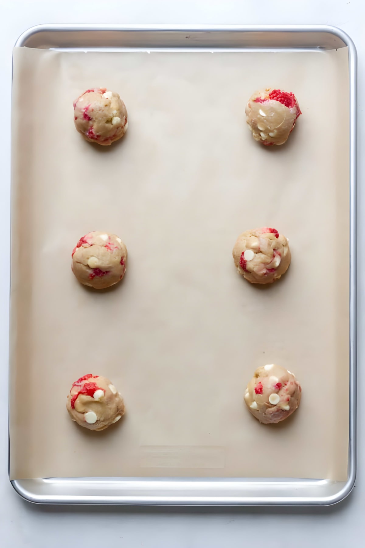 Raspberry White Chocolate Cookies