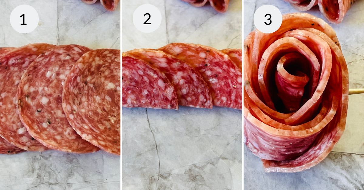 How To Make Salami Roses