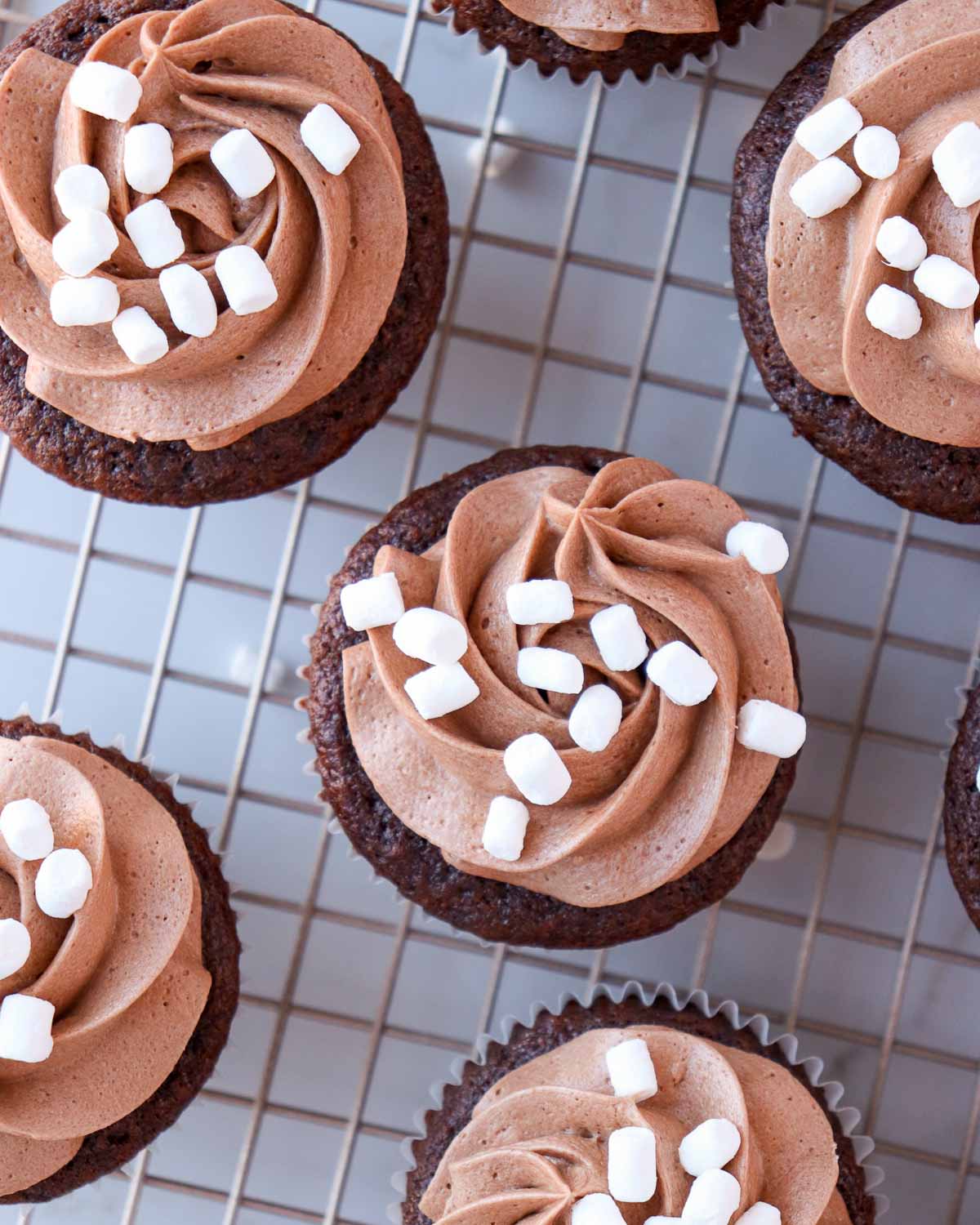 Hot Chocolate Cupcakes