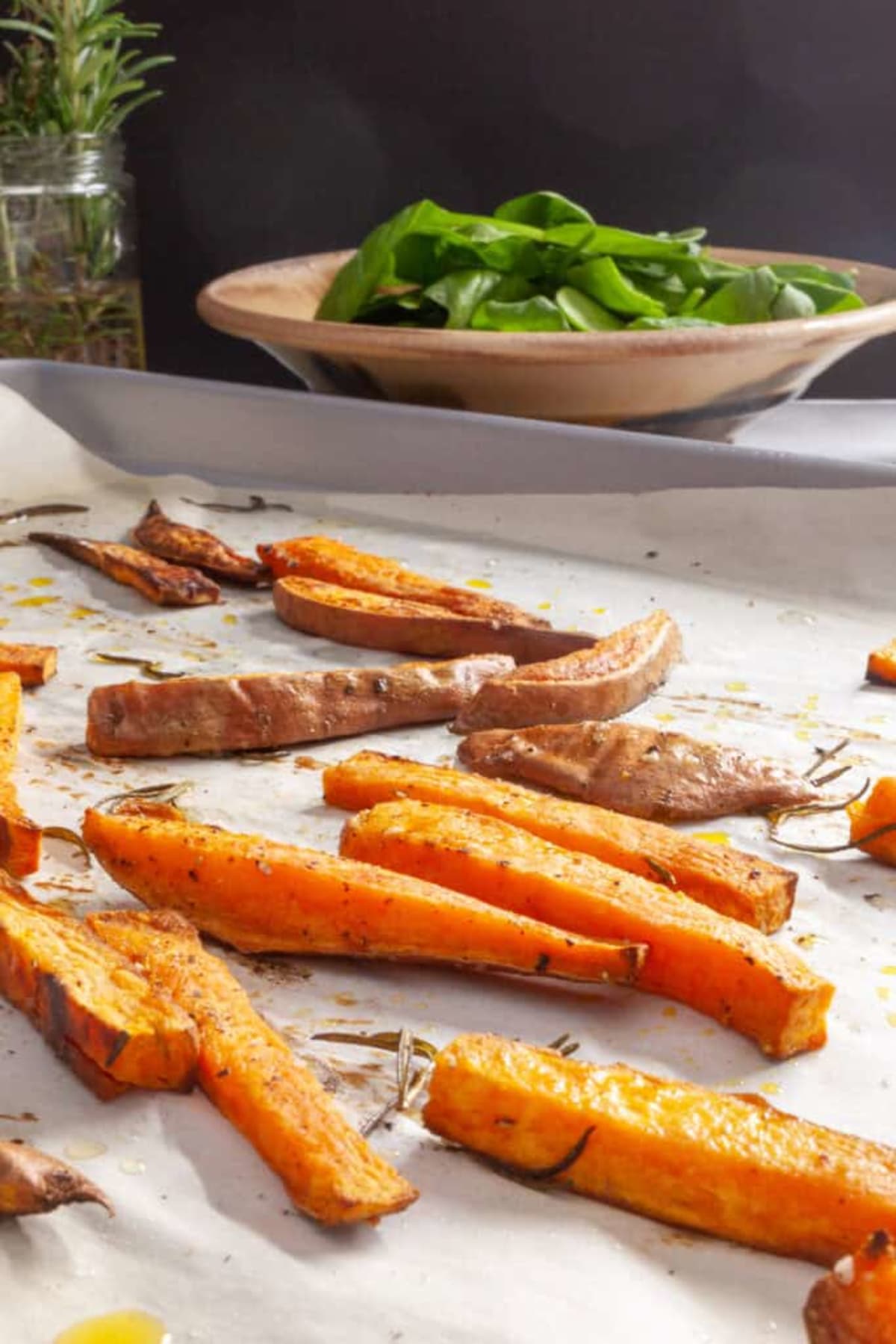 Winter Salad with Roasted Sweet Potatoes and Toasted Pepitas