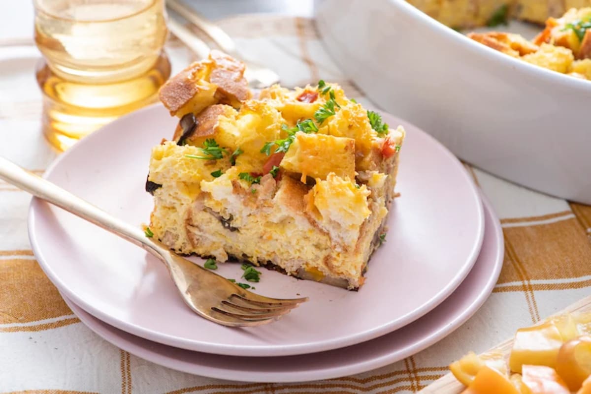 Christmas Morning Breakfast Strata