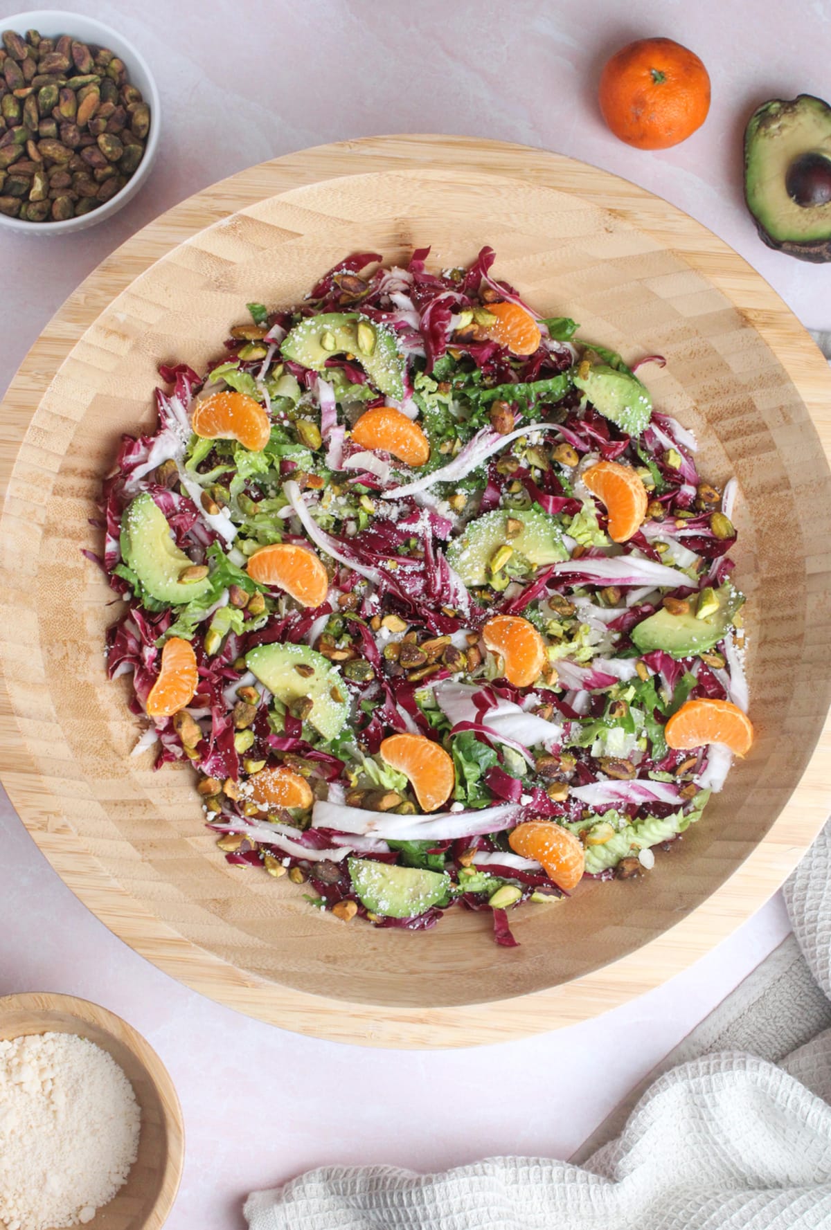 Radicchio Orange Pistachio Salad