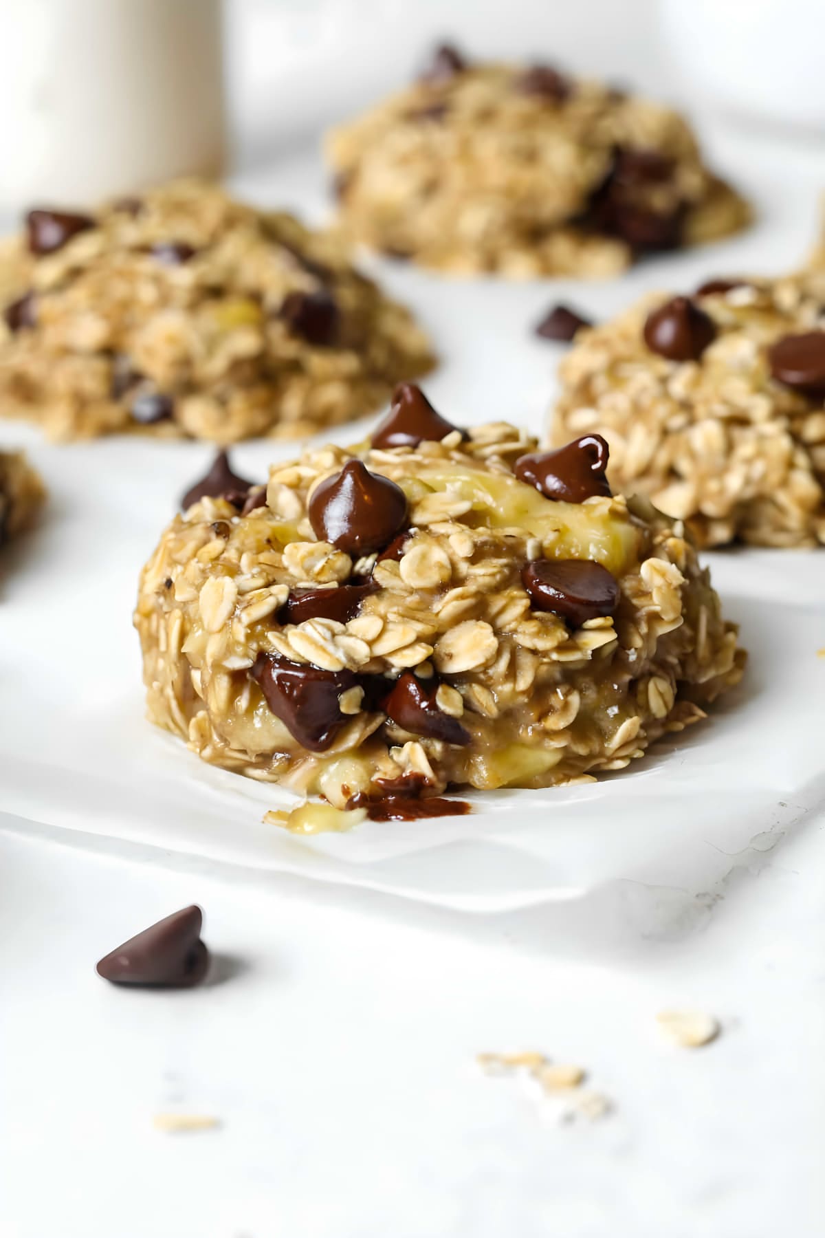 3 Ingredient Banana Oatmeal Cookies