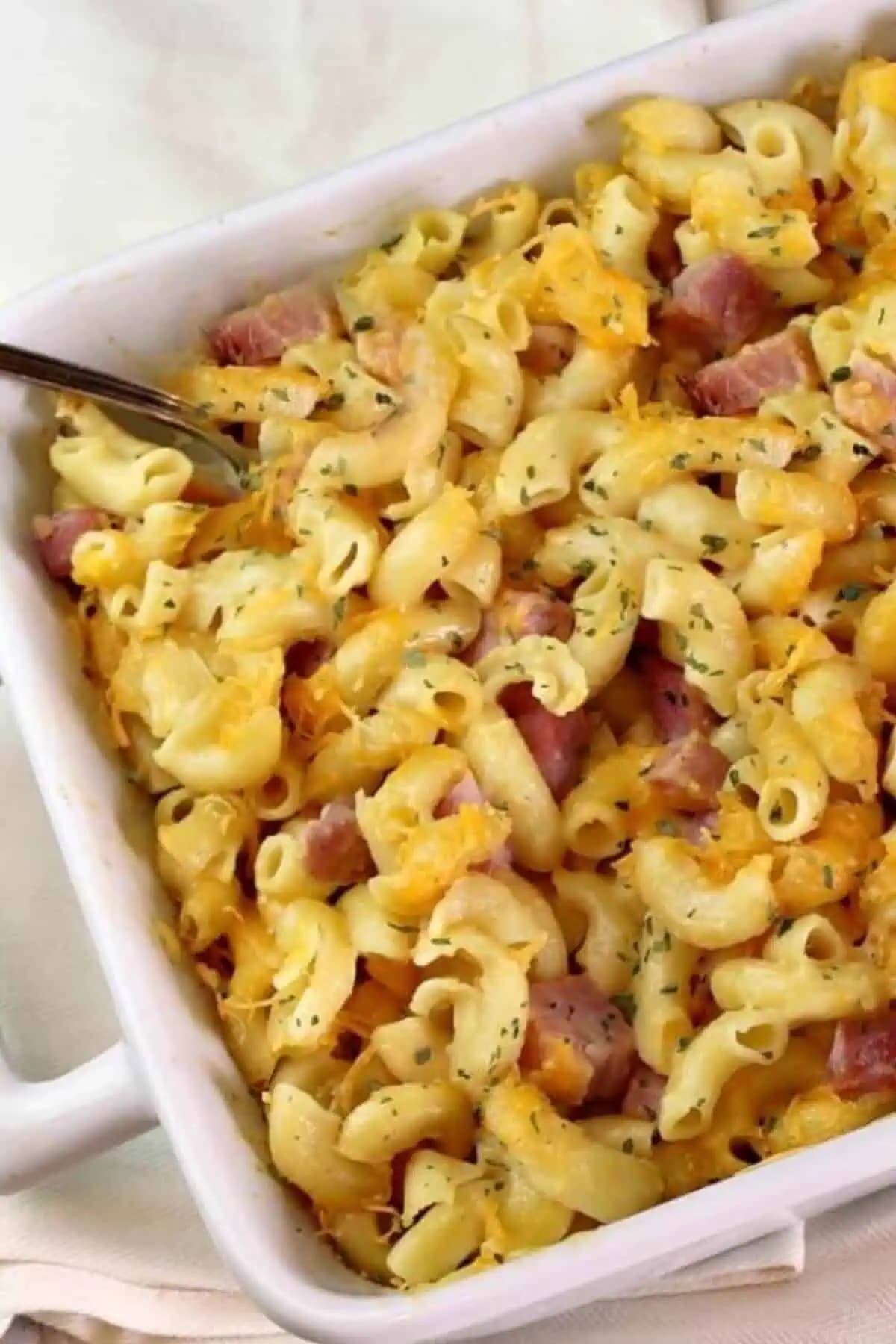 Mac and Cheese with Ham