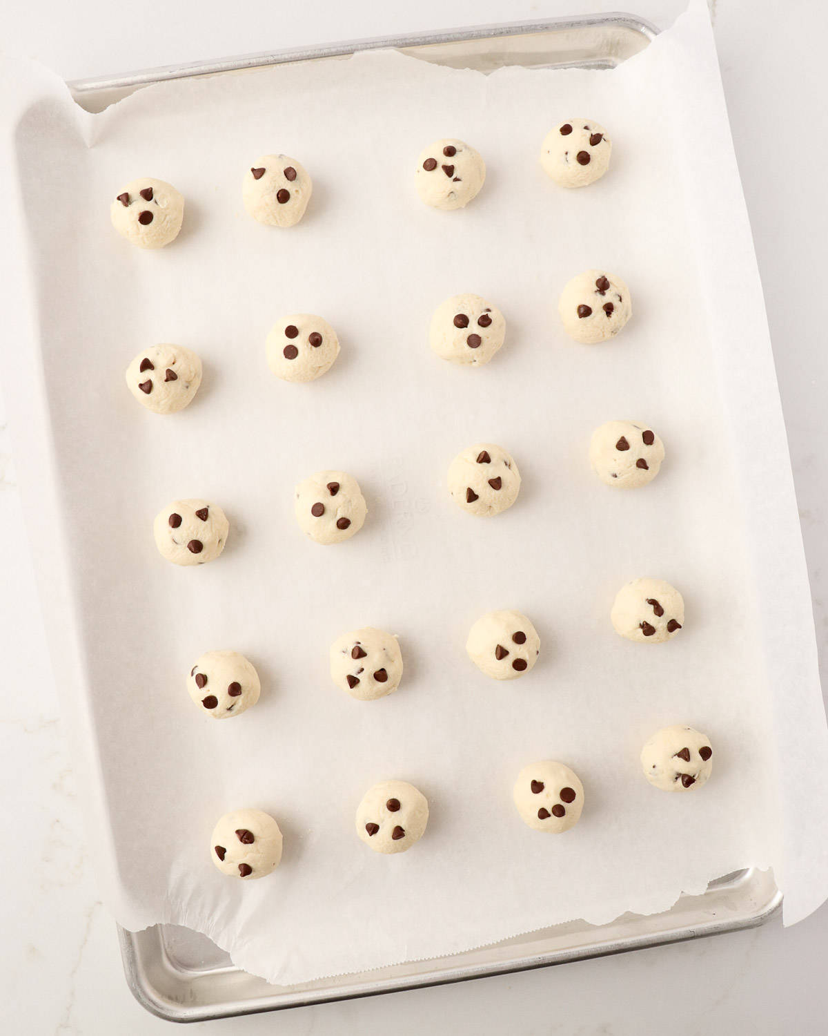 Chocolate Chip Shortbread Cookies