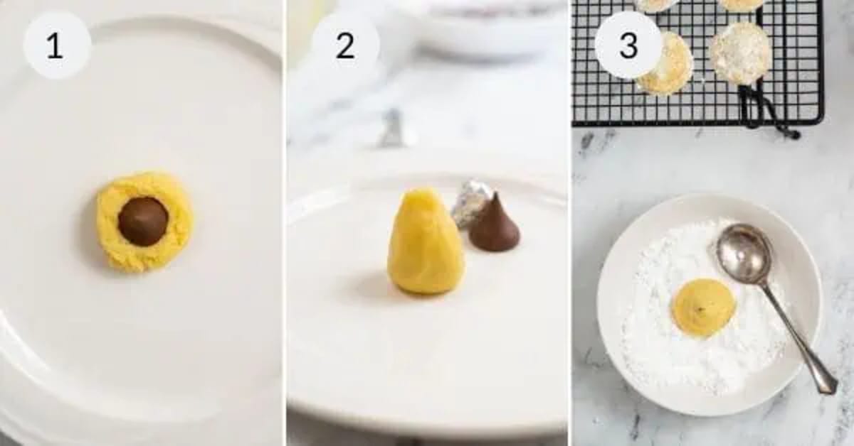 Hershey Kiss Sugar Cookies