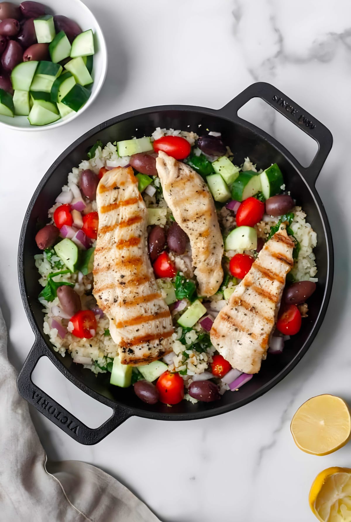 Whole30 Greek Chicken Skillet