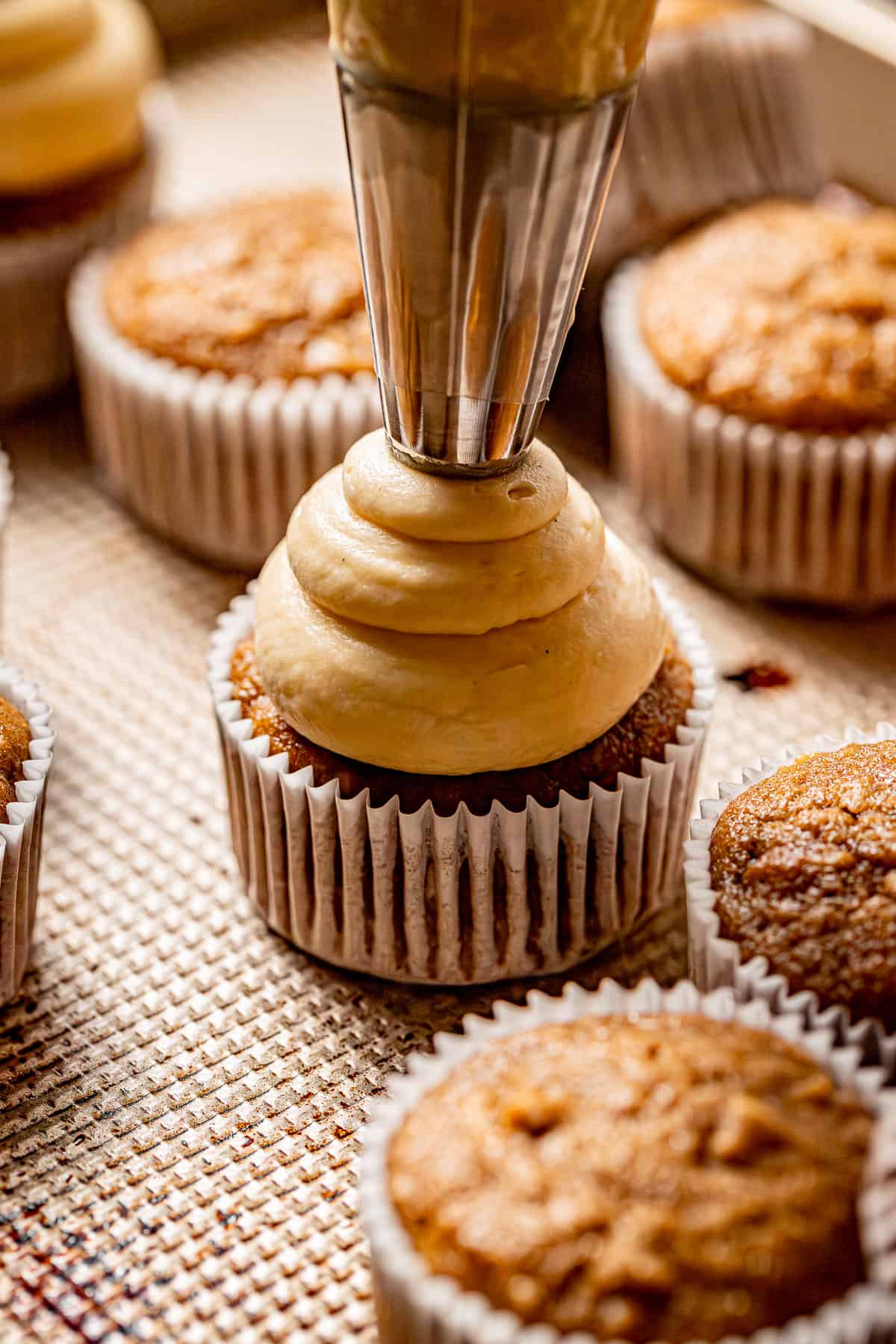 Salted Caramel Apple Cupcakes