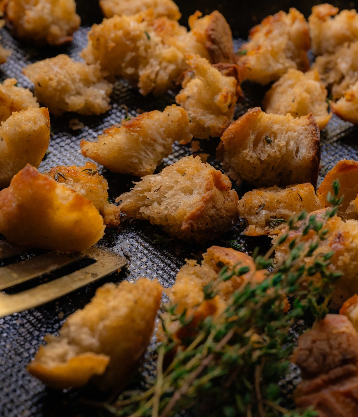 Crispy Homemade Sourdough Croutons