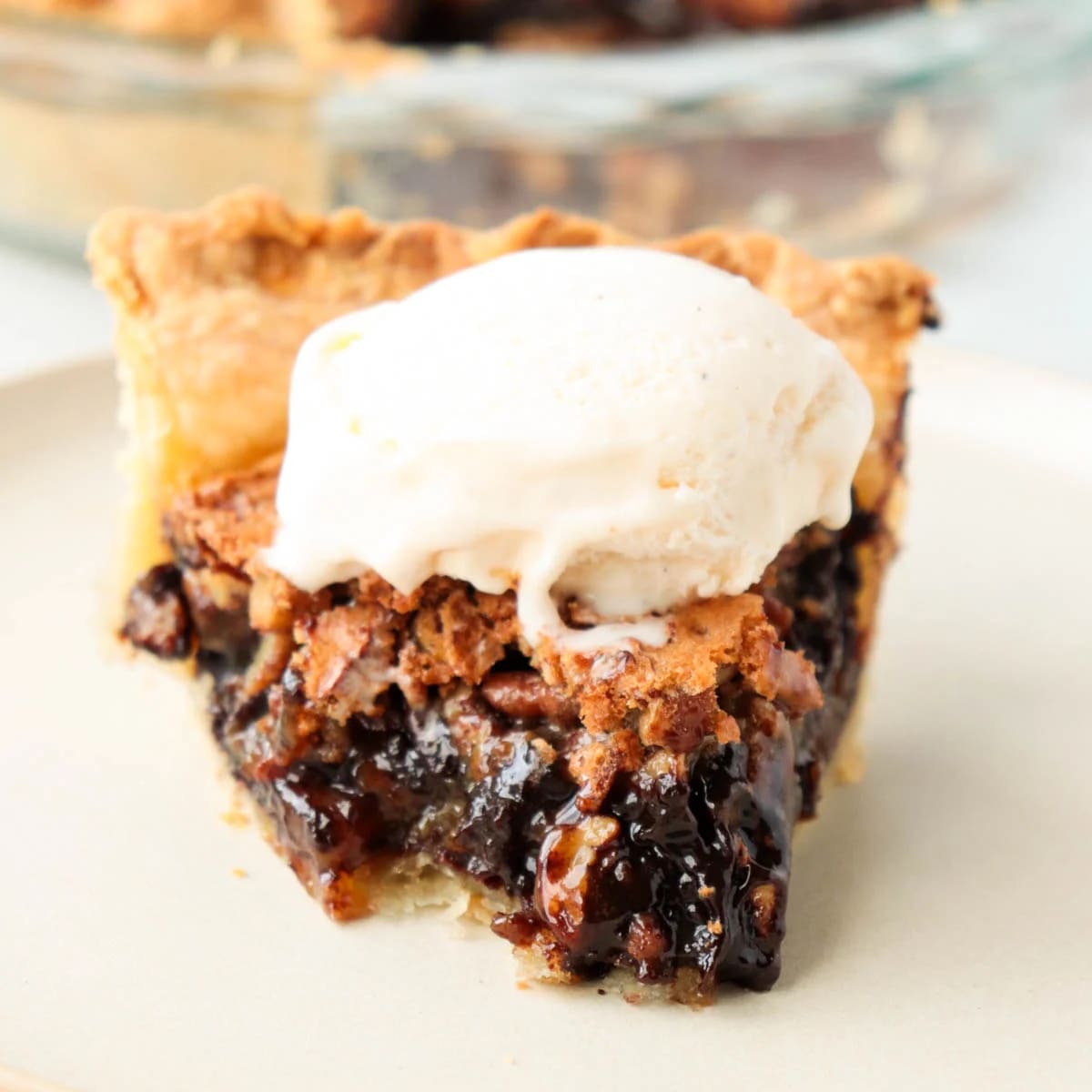 Fudgy Brownie Pecan Pie