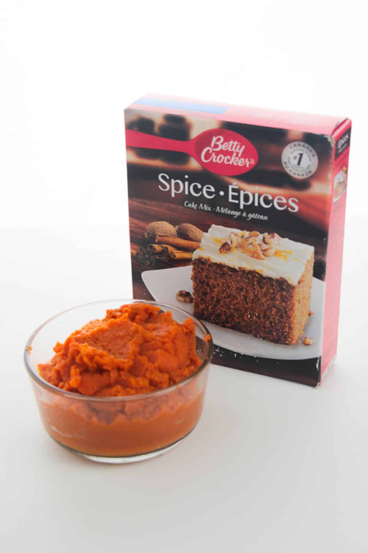 Pumpkin Spice Cake with Mix