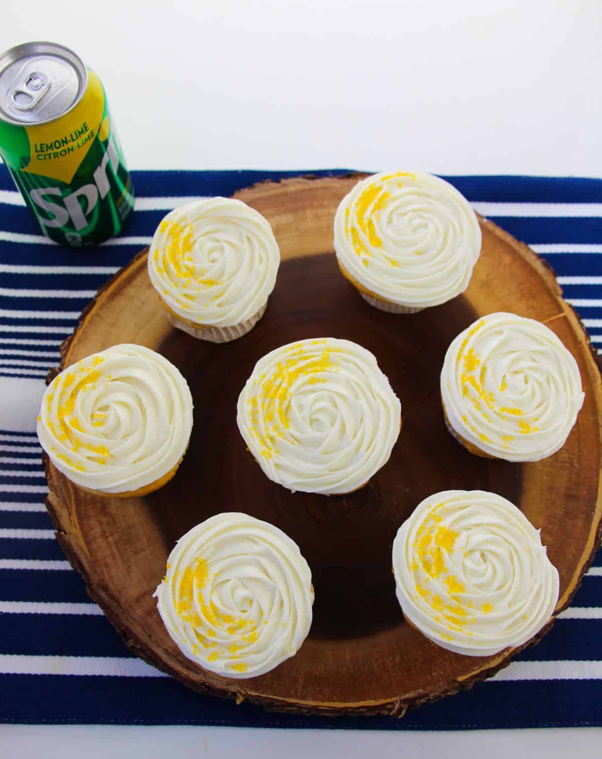 Easy Lemon Cupcakes with Cake Mix