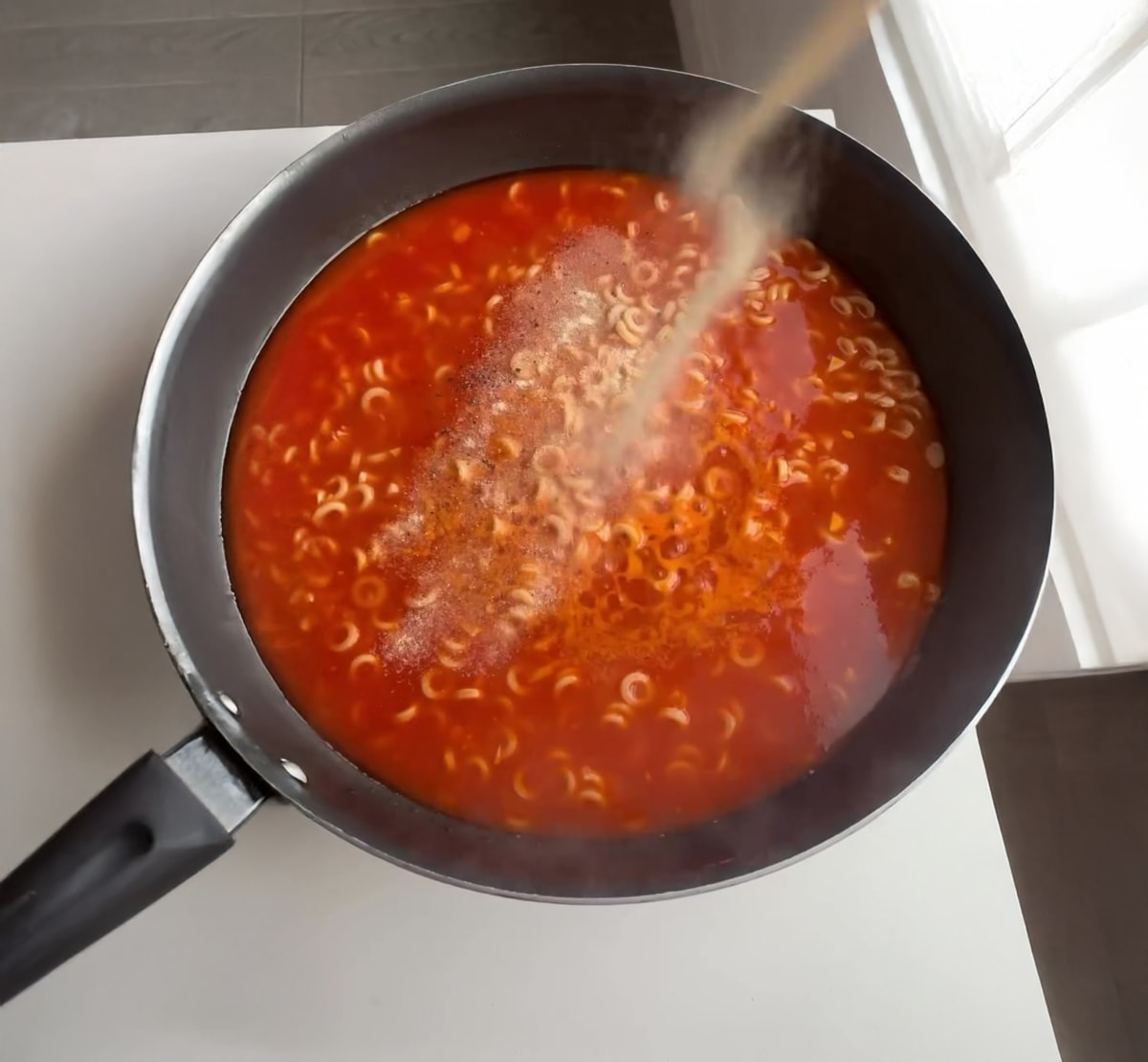 One Pot Spaghetti O's Inspired Pasta