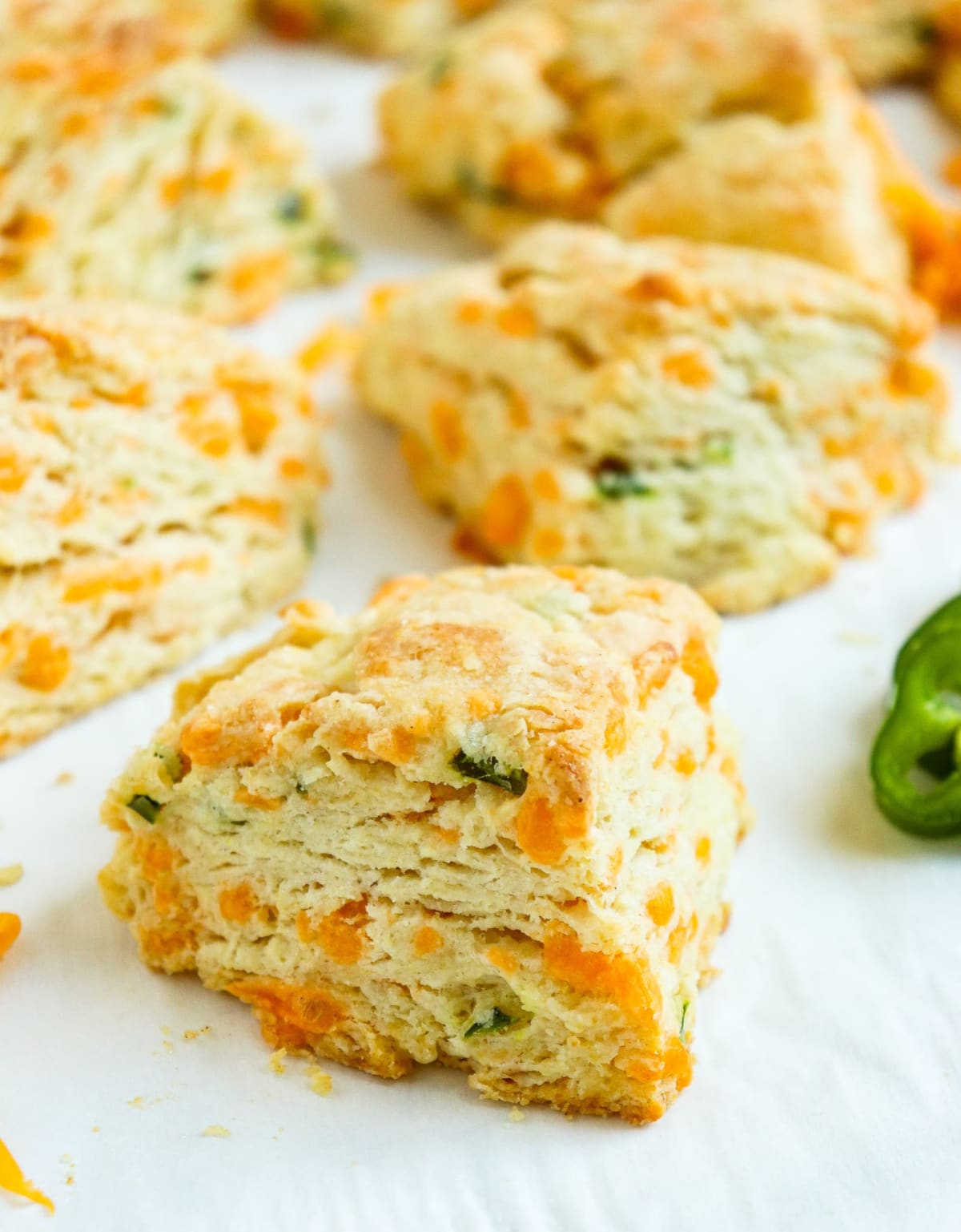 Jalapeno Cheddar Scones