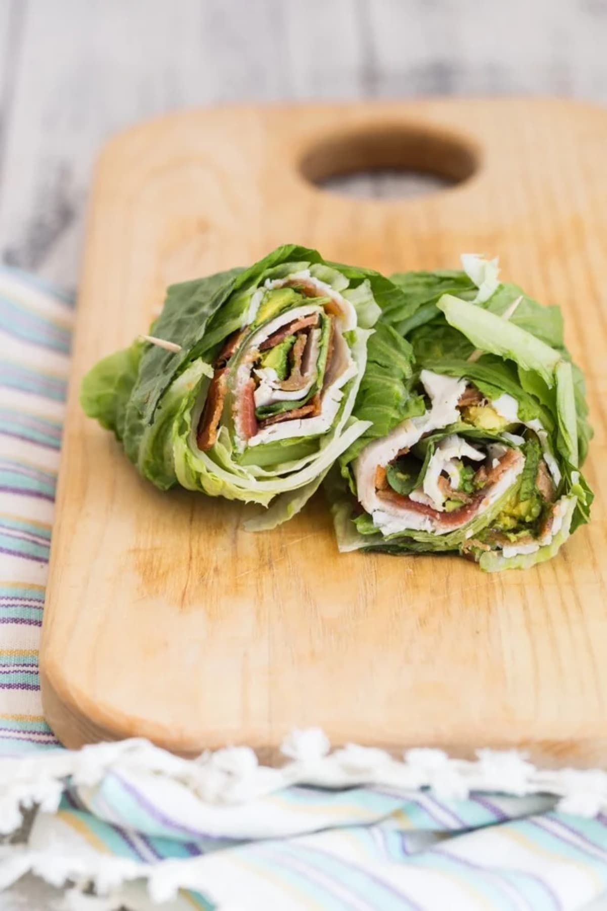 Turkey Club Lettuce Wraps