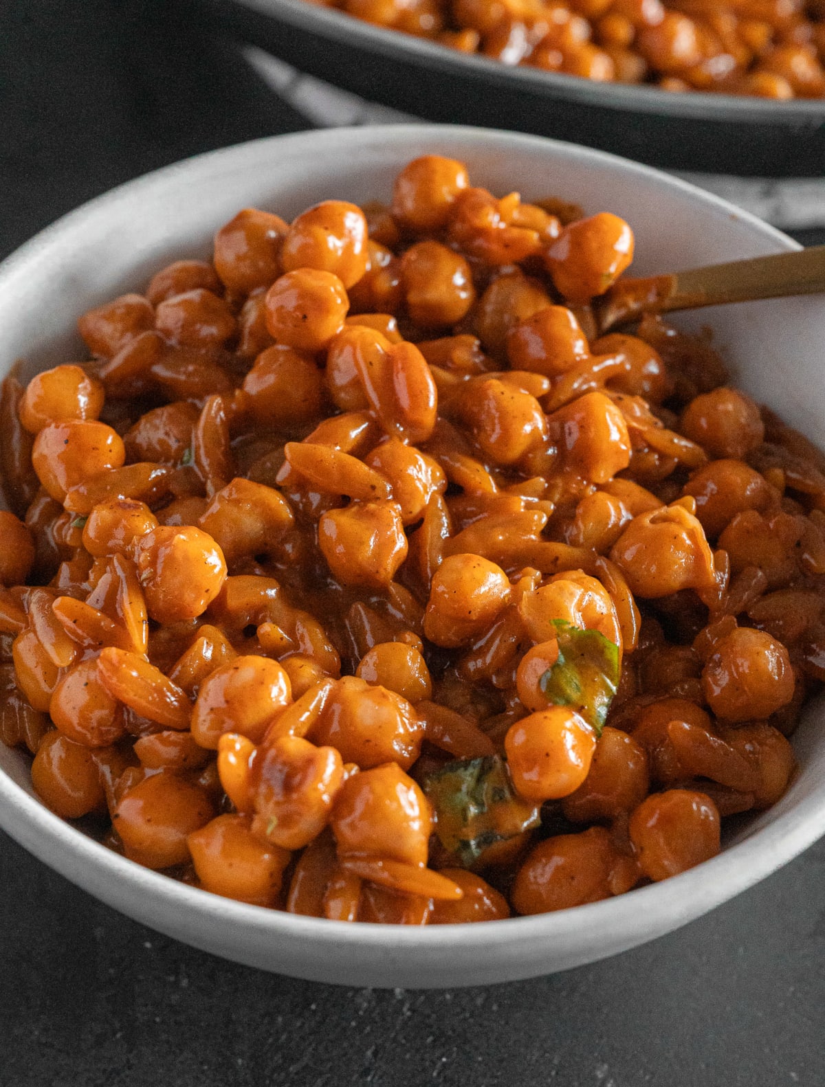 Creamy Gochujang Butter Chickpea Orzo