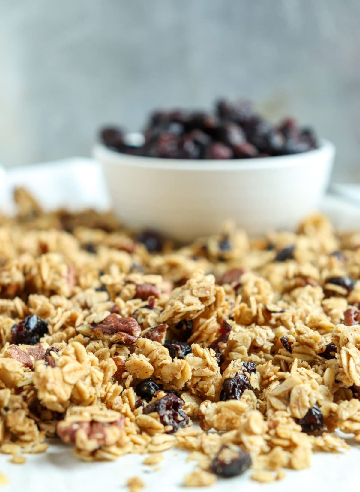 Cinnamon Cranberry Pecan Granola