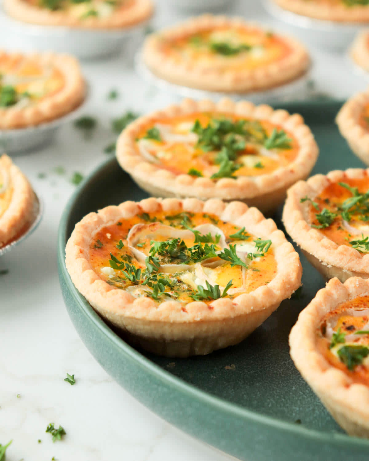 Sweet Potato Goat Cheese Quiche