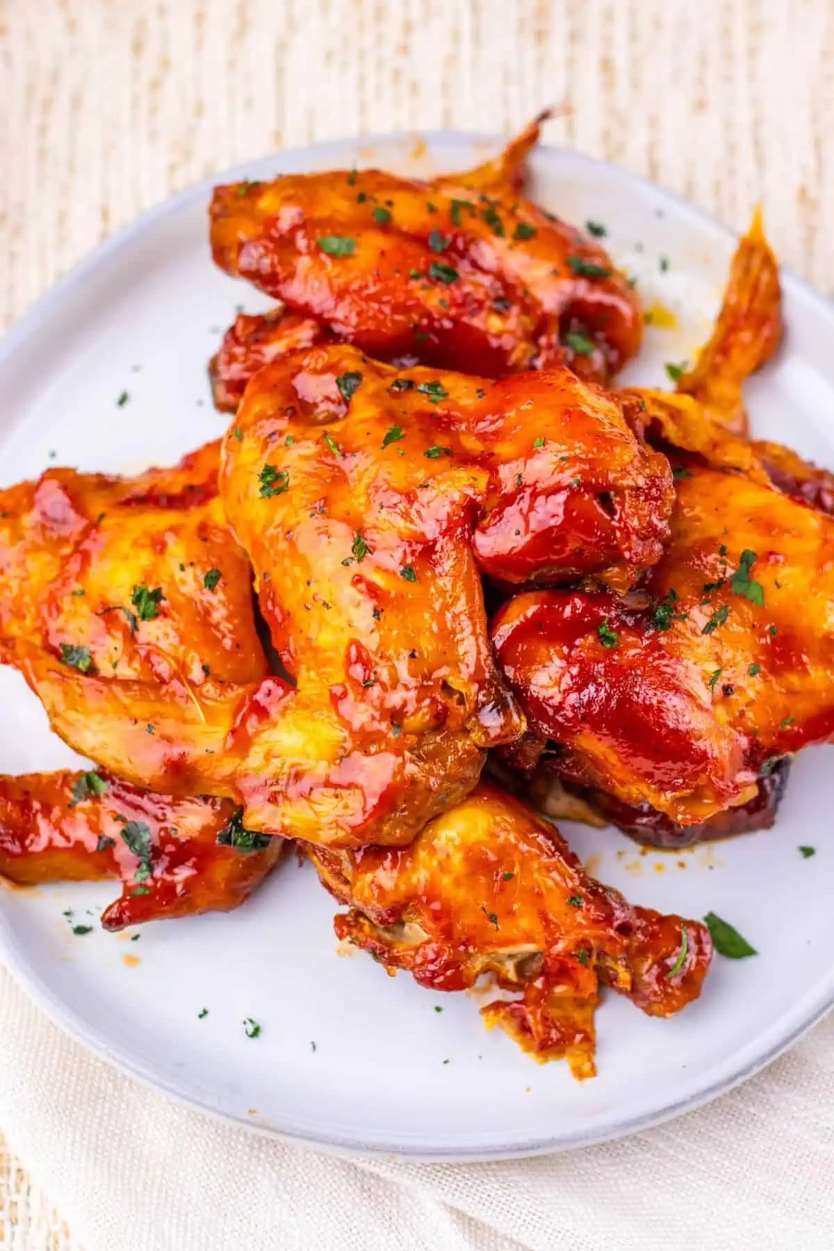 Honey Chipotle Slow Cooker Chicken Wings