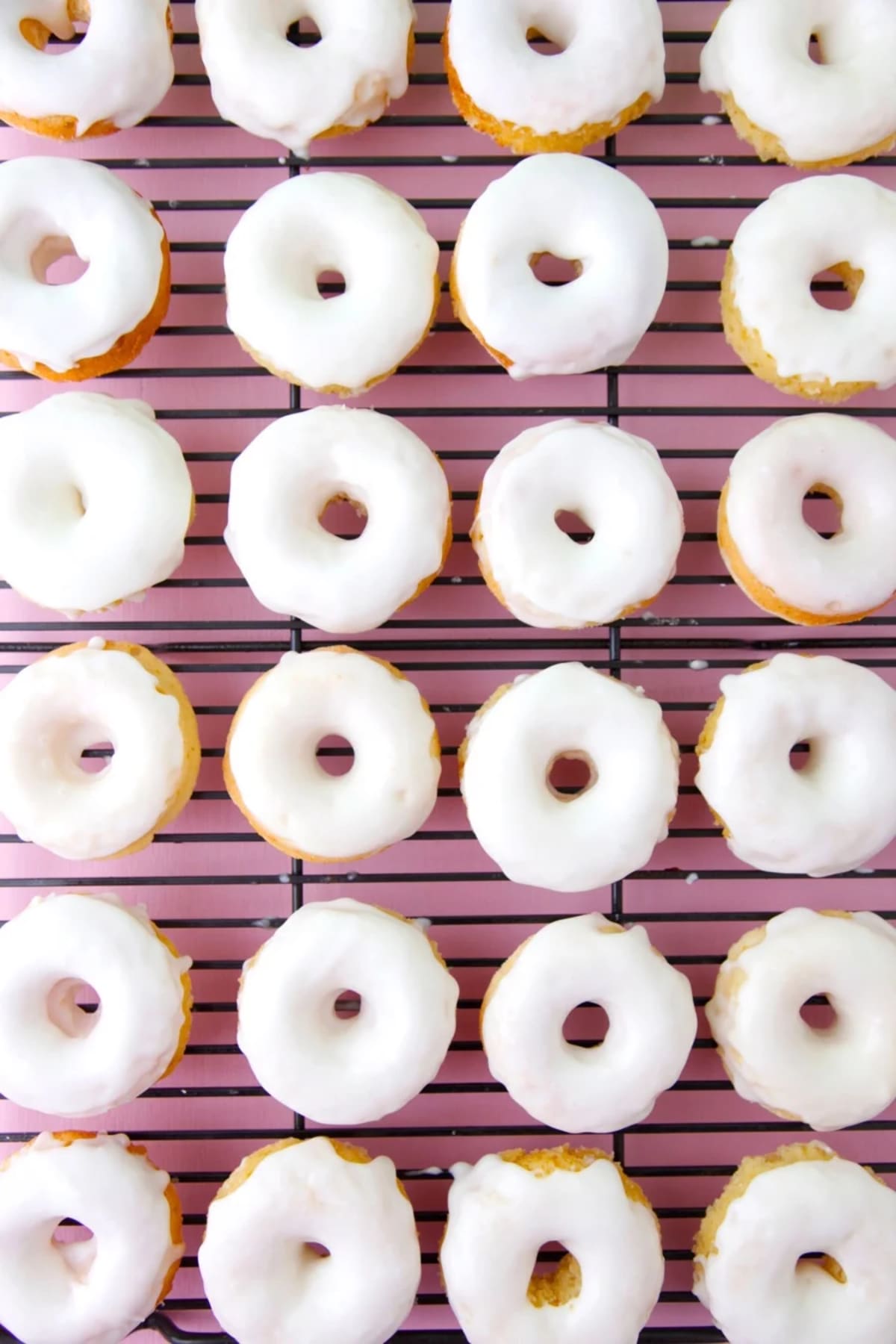 Lemon Pound Cake Mini Doughnuts