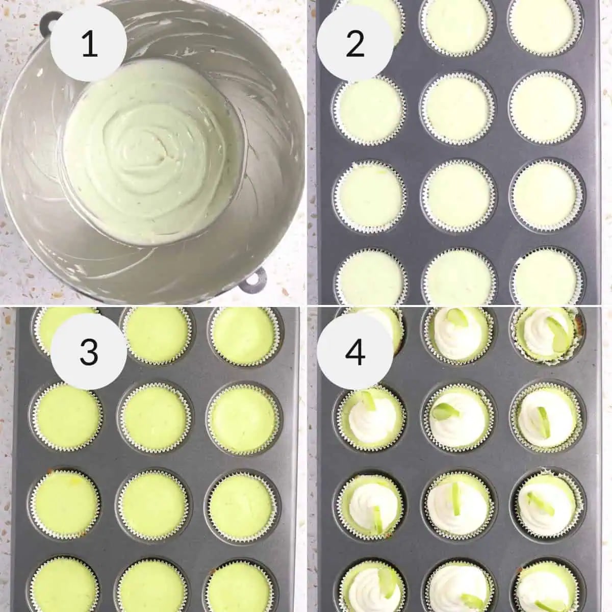 Mini Key Lime Cheesecake