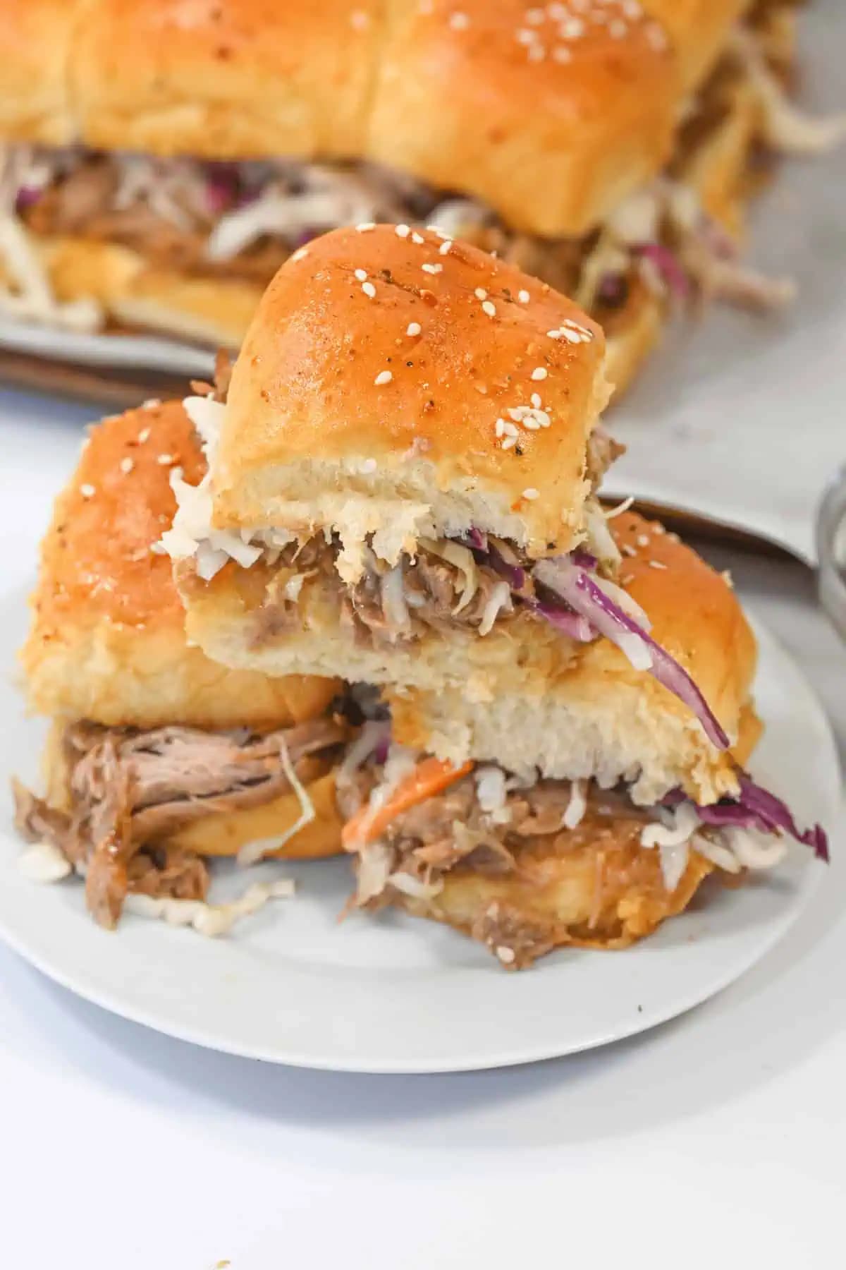 Shredded Pork Sliders