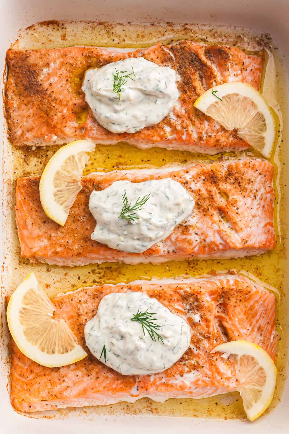 Yogurt Dill Dip for Salmon