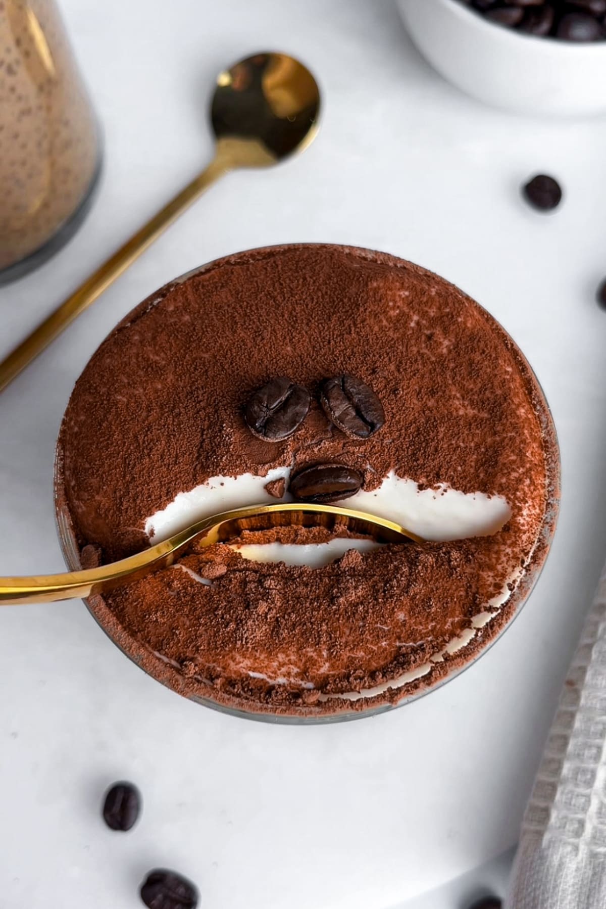 Tiramisu Chia Pudding