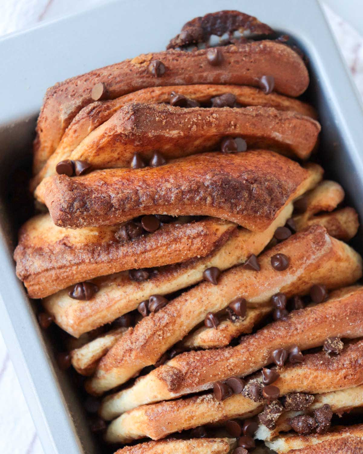Chocolate Cinnamon Pull-Apart Bread