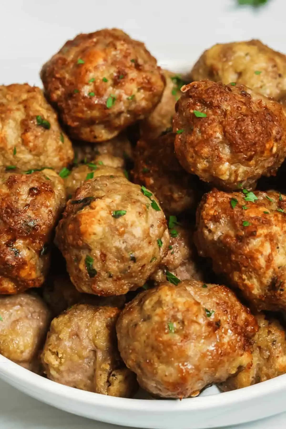 Air Fryer Turkey Meatballs