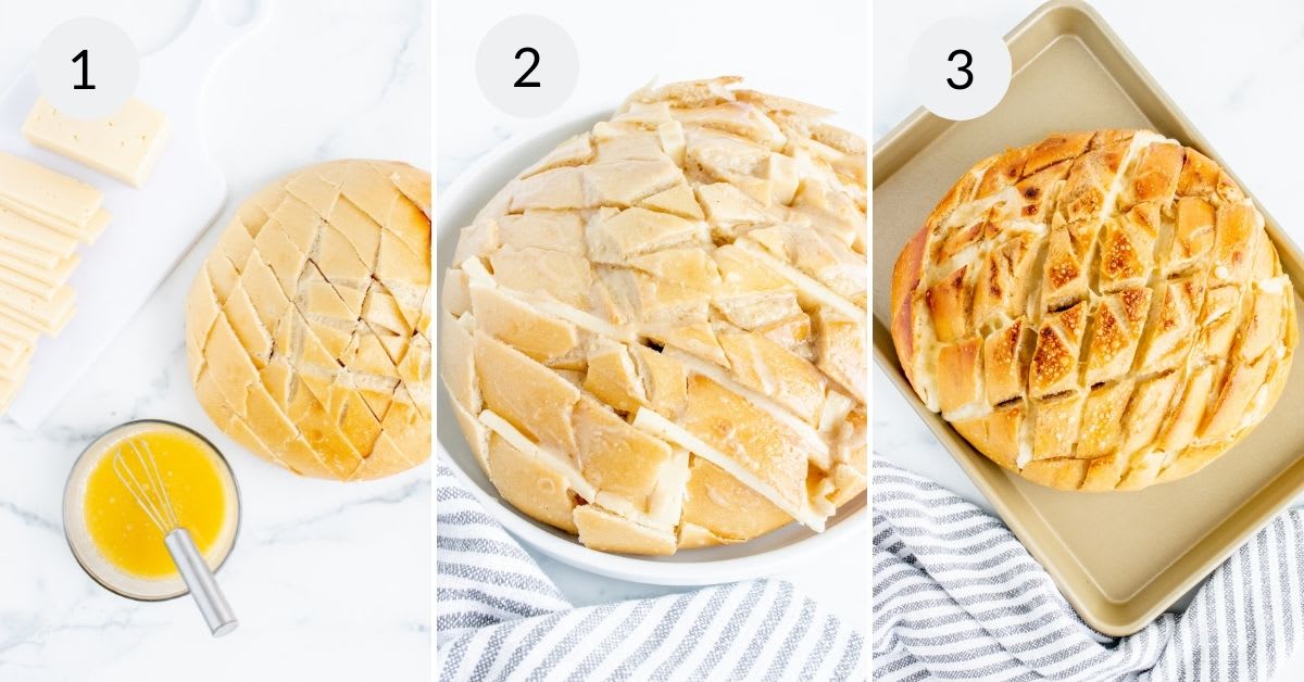 Cheesy Garlic Stuffed Bread