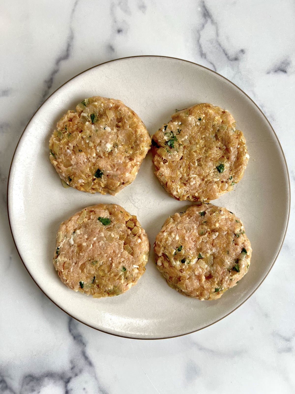 Middle Eastern Chicken Burgers