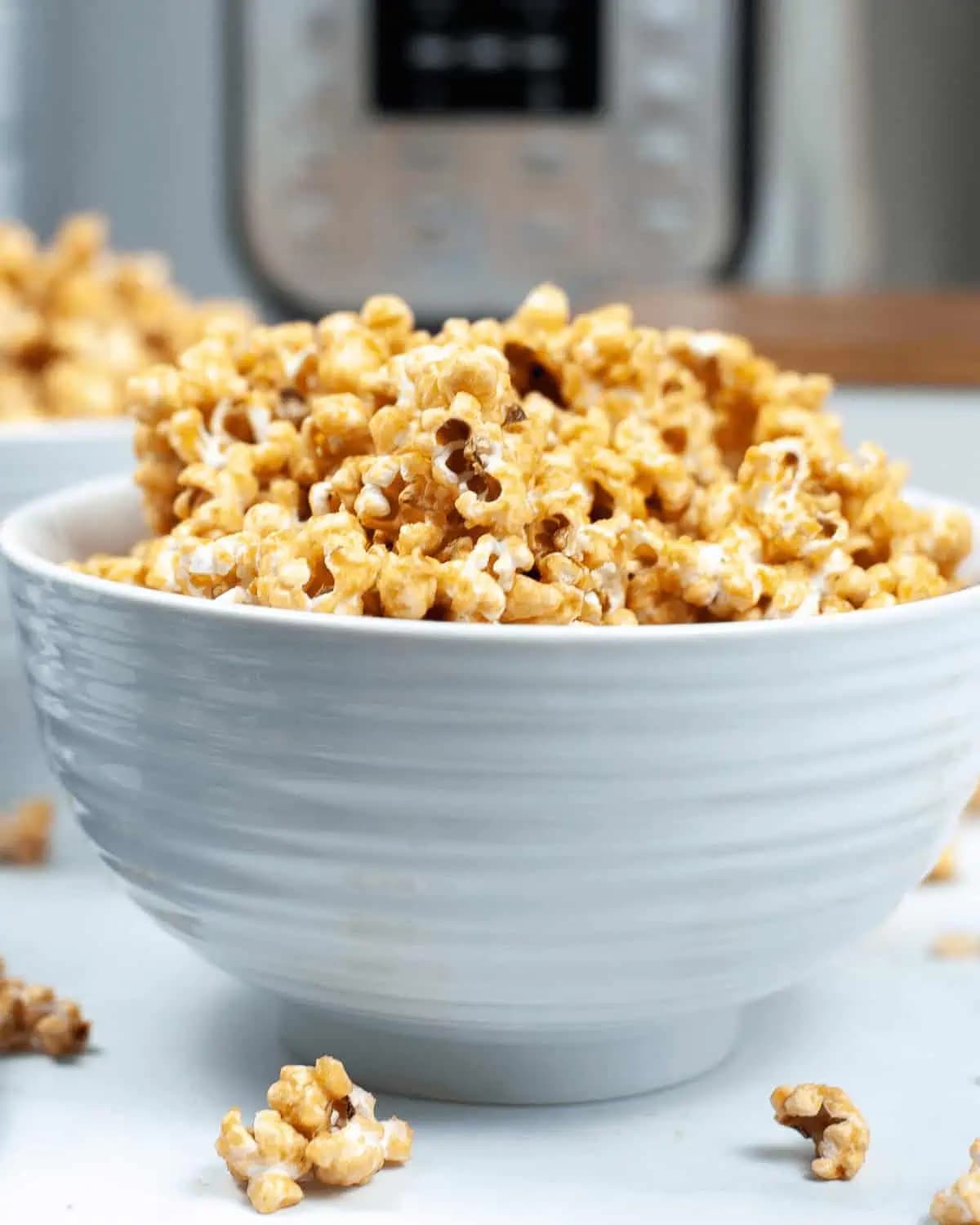 Caramel Instant Pot Popcorn