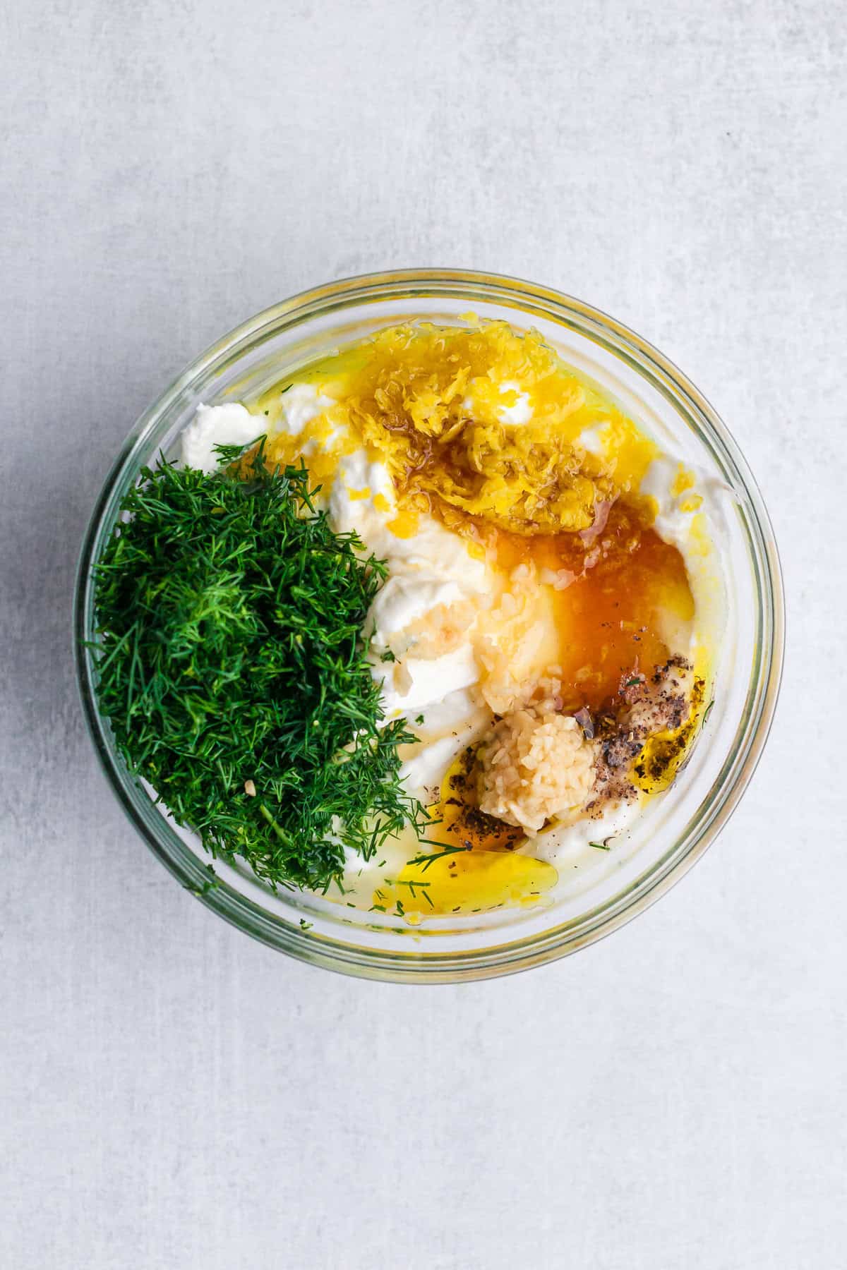 Yogurt Dill Dip for Salmon