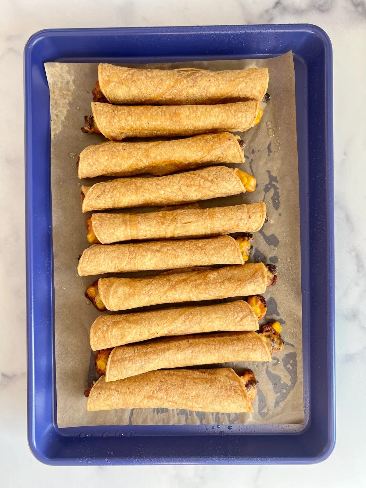 Vegetarian Baked Taquitos