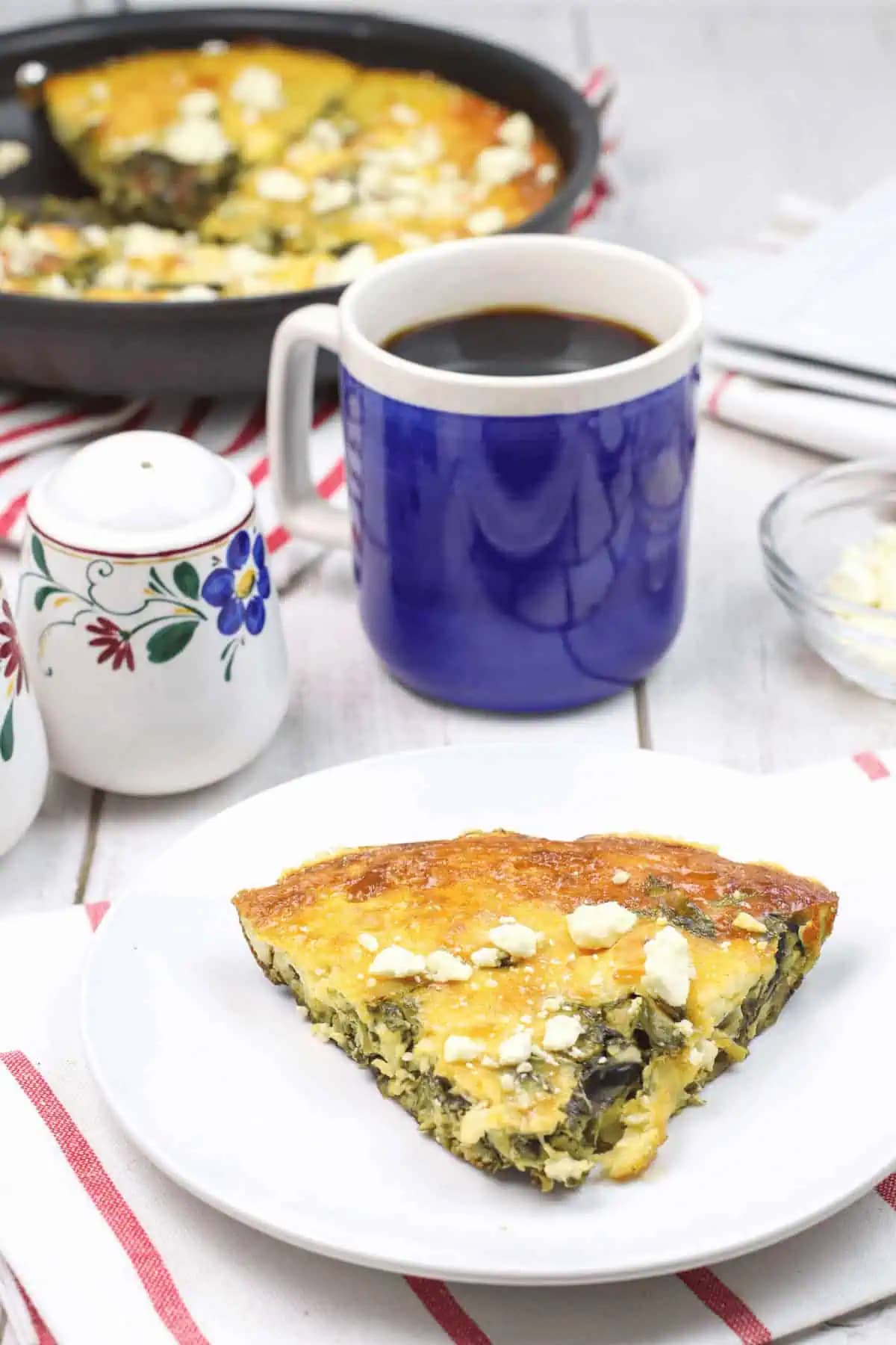 Spinach Frittata with Feta