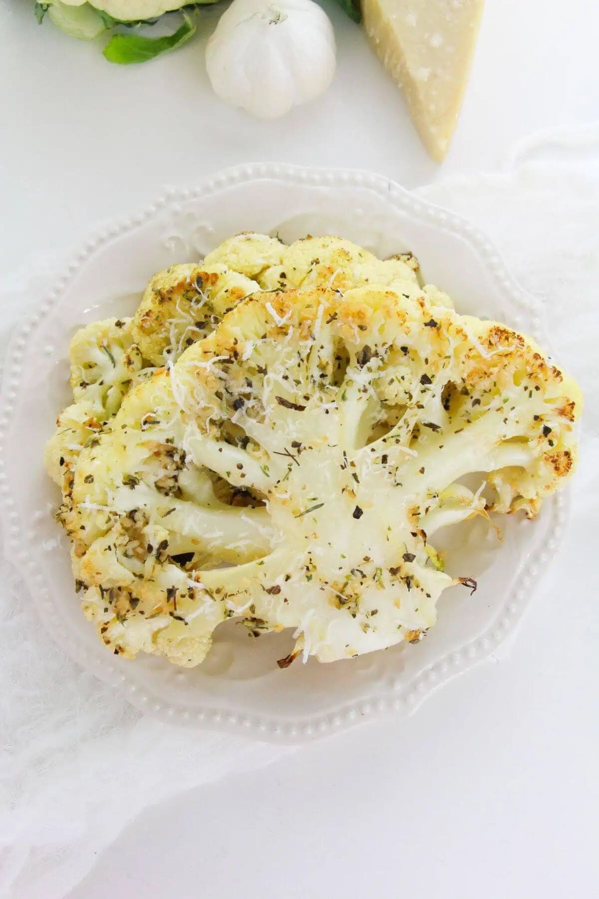 Garlic Roasted Cauliflower Steaks