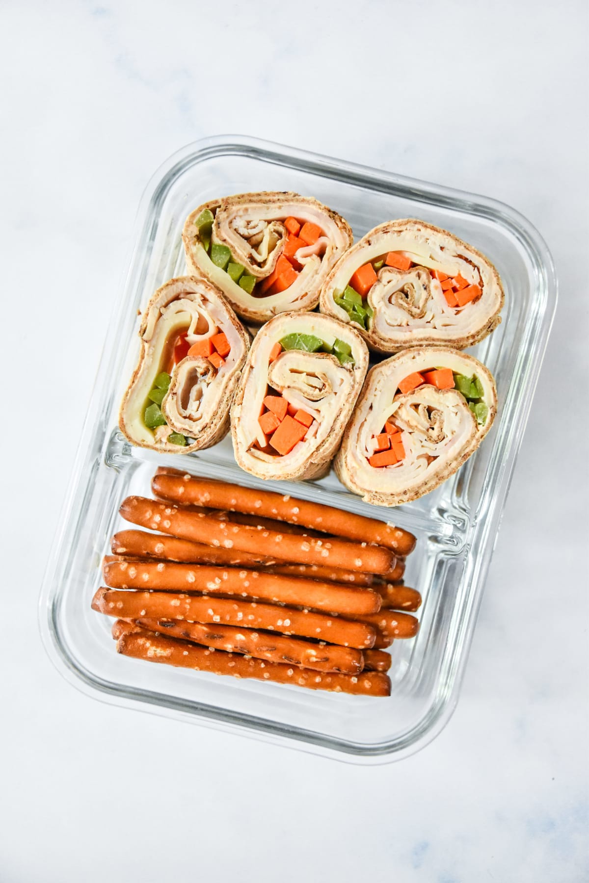 Buffalo Chicken Pinwheels Meal Prep