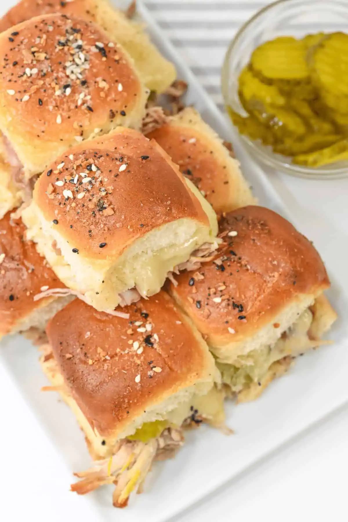 Slow Cooker Cuban Sliders