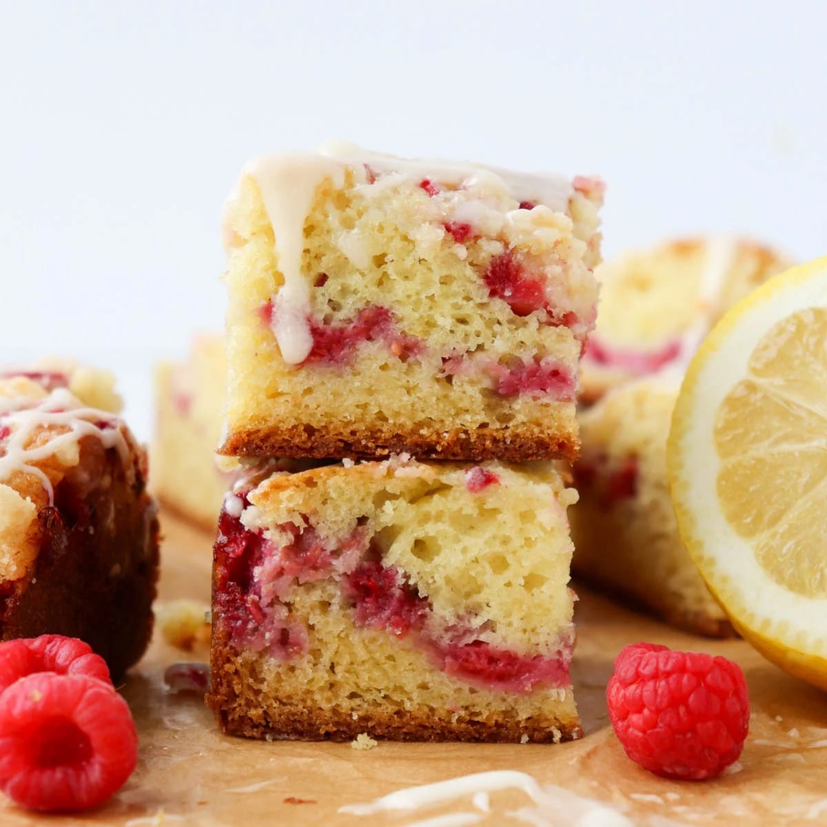 Raspberry Lemon Coffee Cake