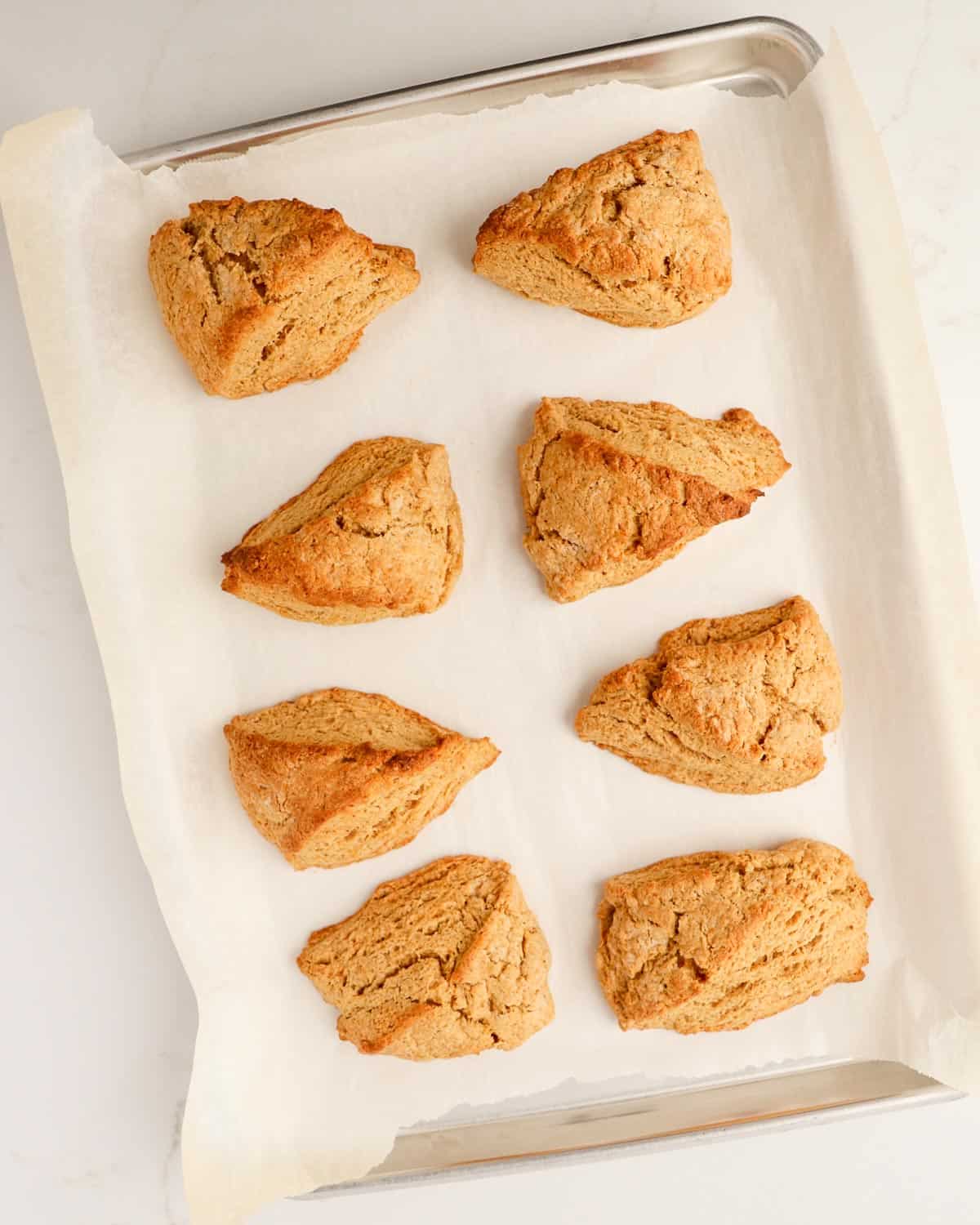 Gingerbread Scones with Maple Glaze