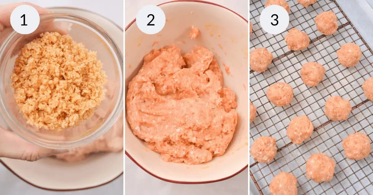 Chicken Firecracker Meatballs