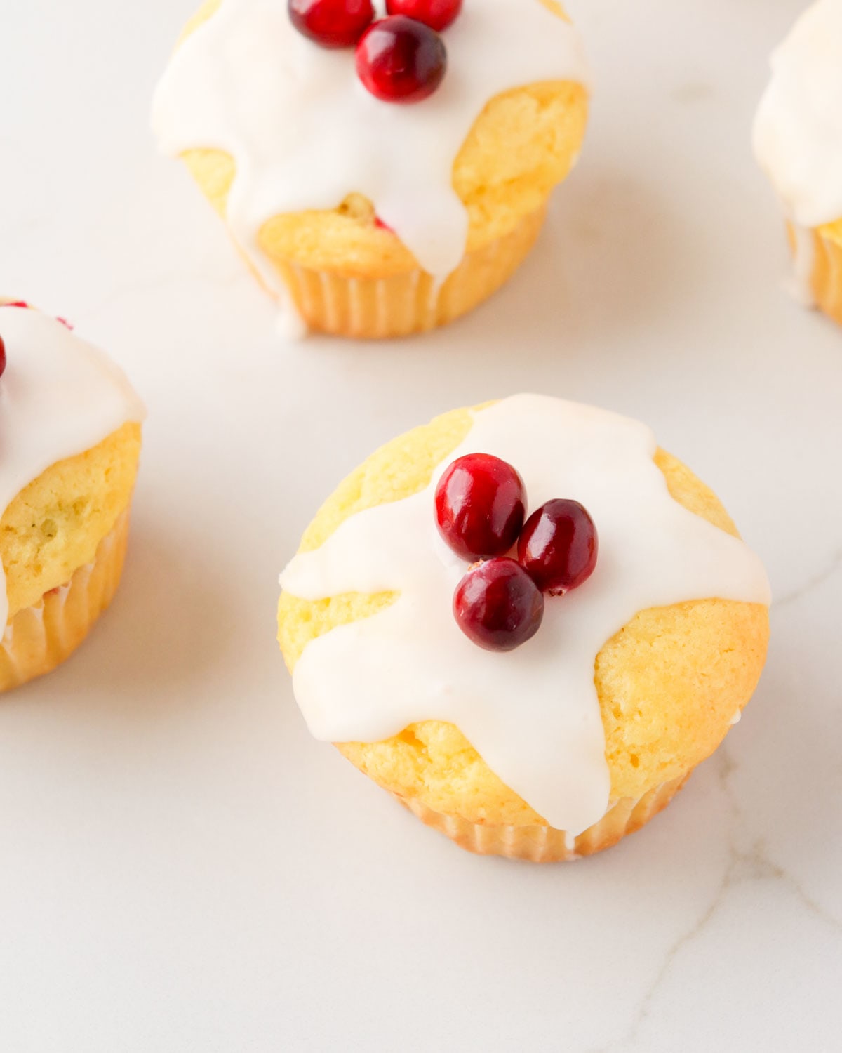 Lemon Cranberry Muffins