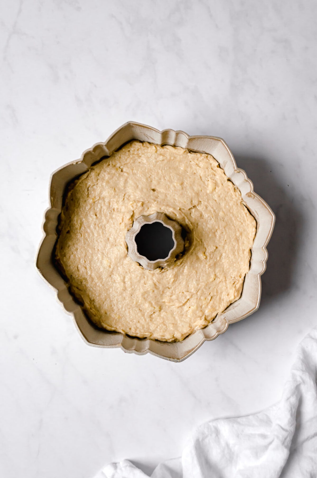 Roasted Banana Bundt Cake with Chocolate Glaze