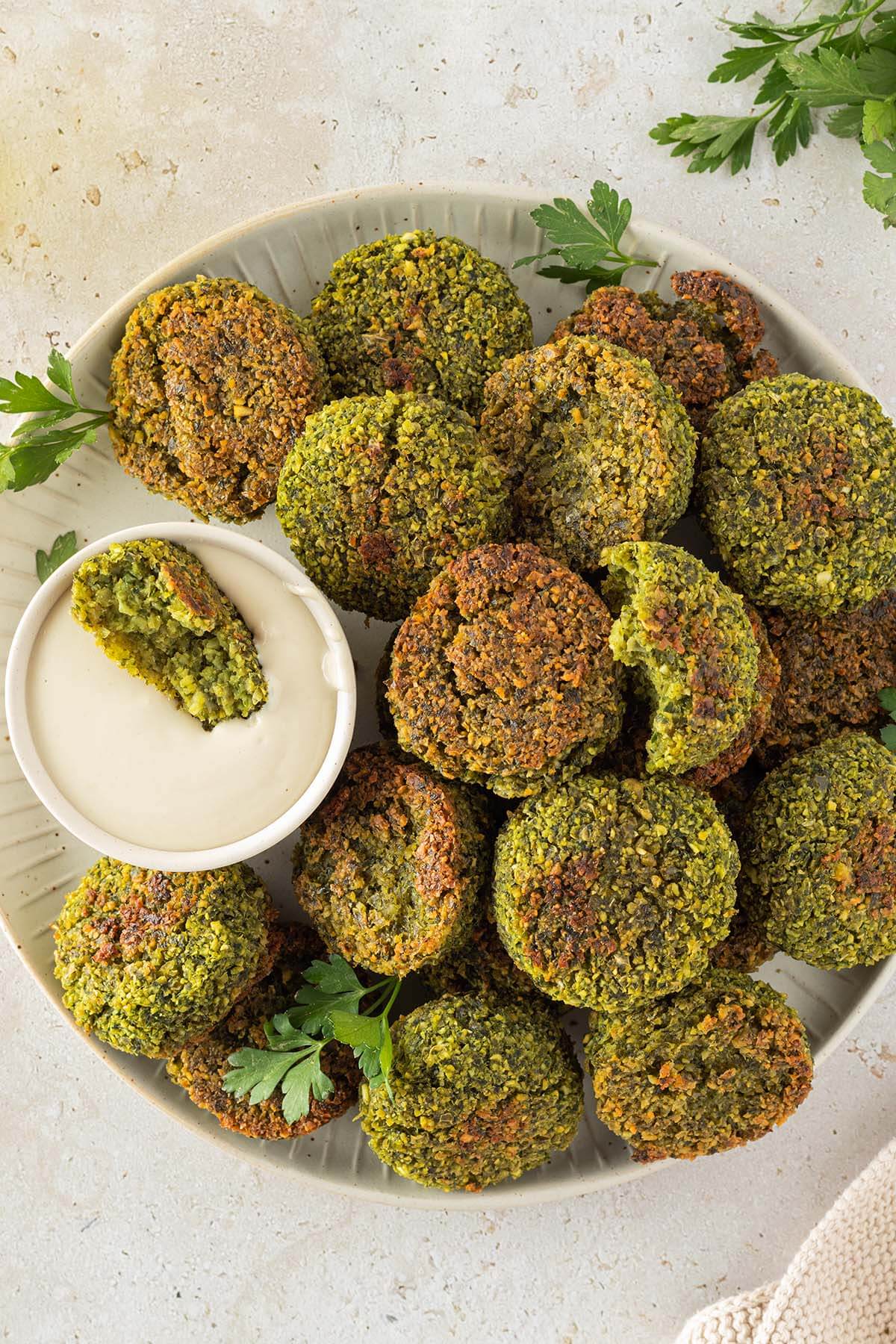 Oven-Baked Falafel