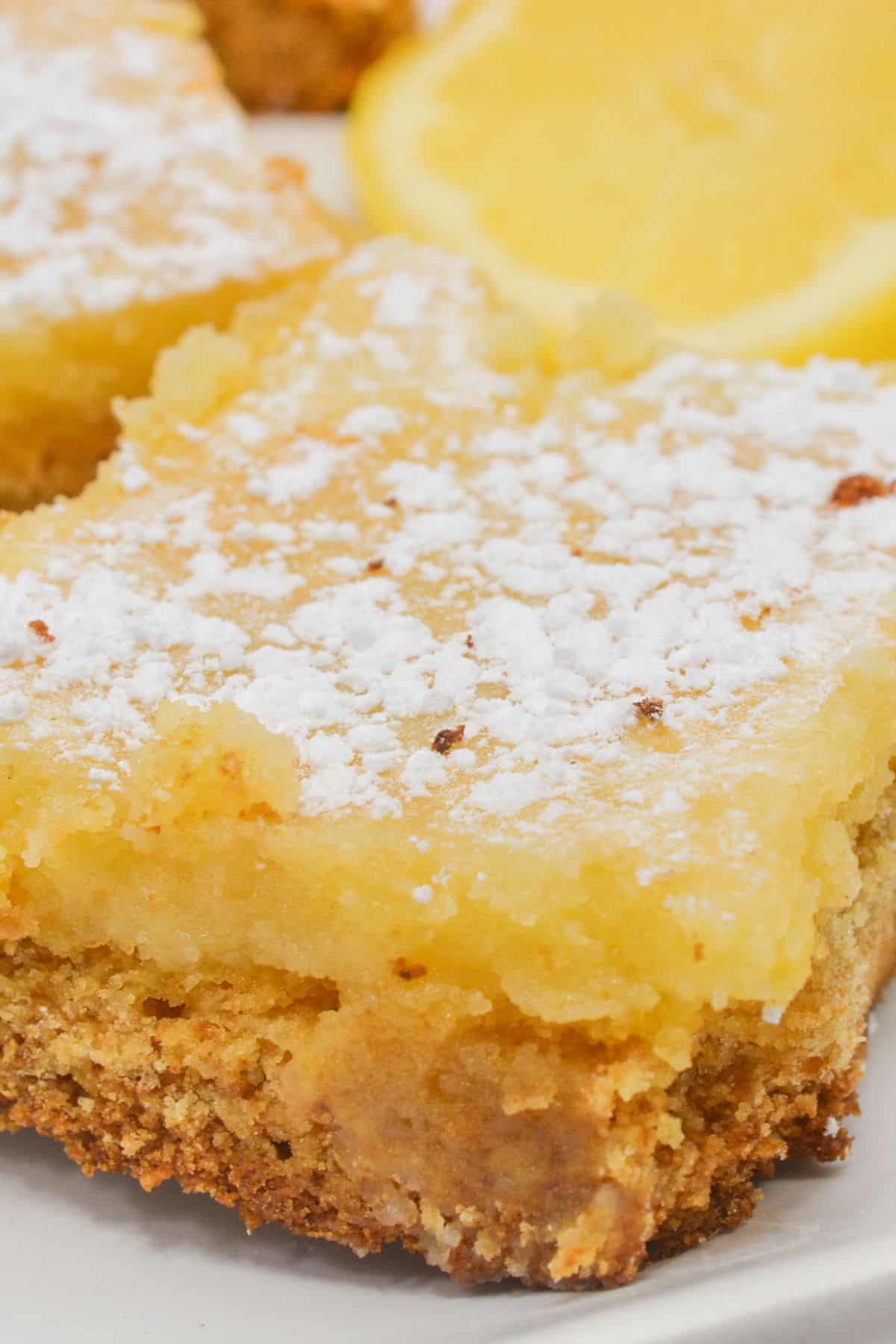 Cake Mix Lemon Bars